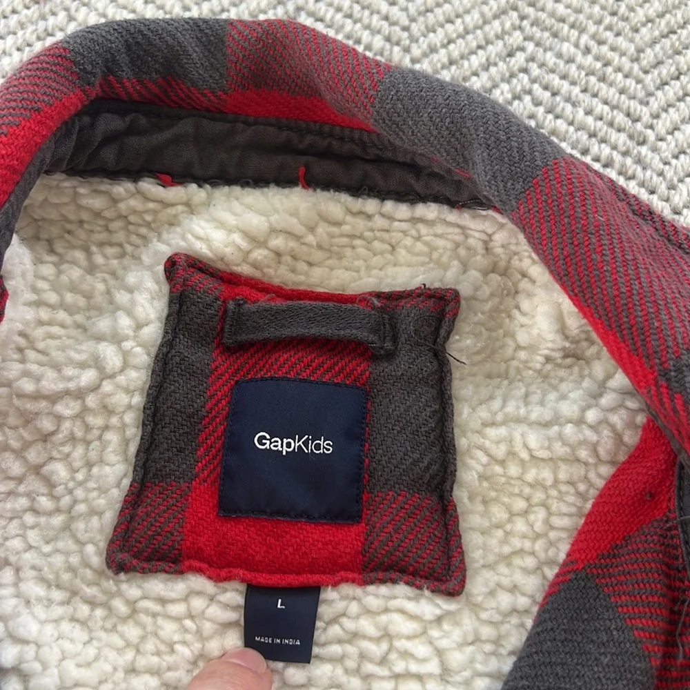 Gap Kids buffalo Plaid jacket